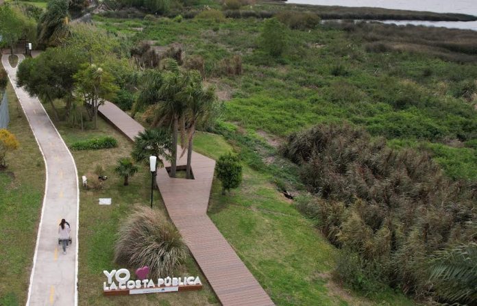 Amplían la costa pública en Vicente López: construyeron un nuevo sendero entre las calles San Lorenzo y José Ingenieros